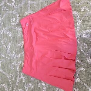 Size L coral tennis skirt